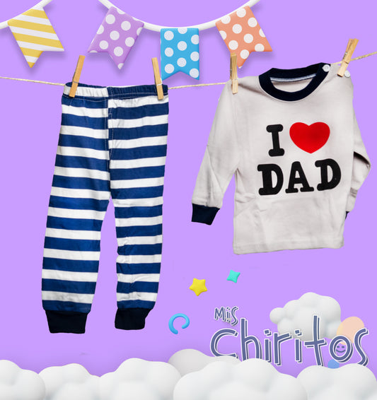 Conjunto i love dad