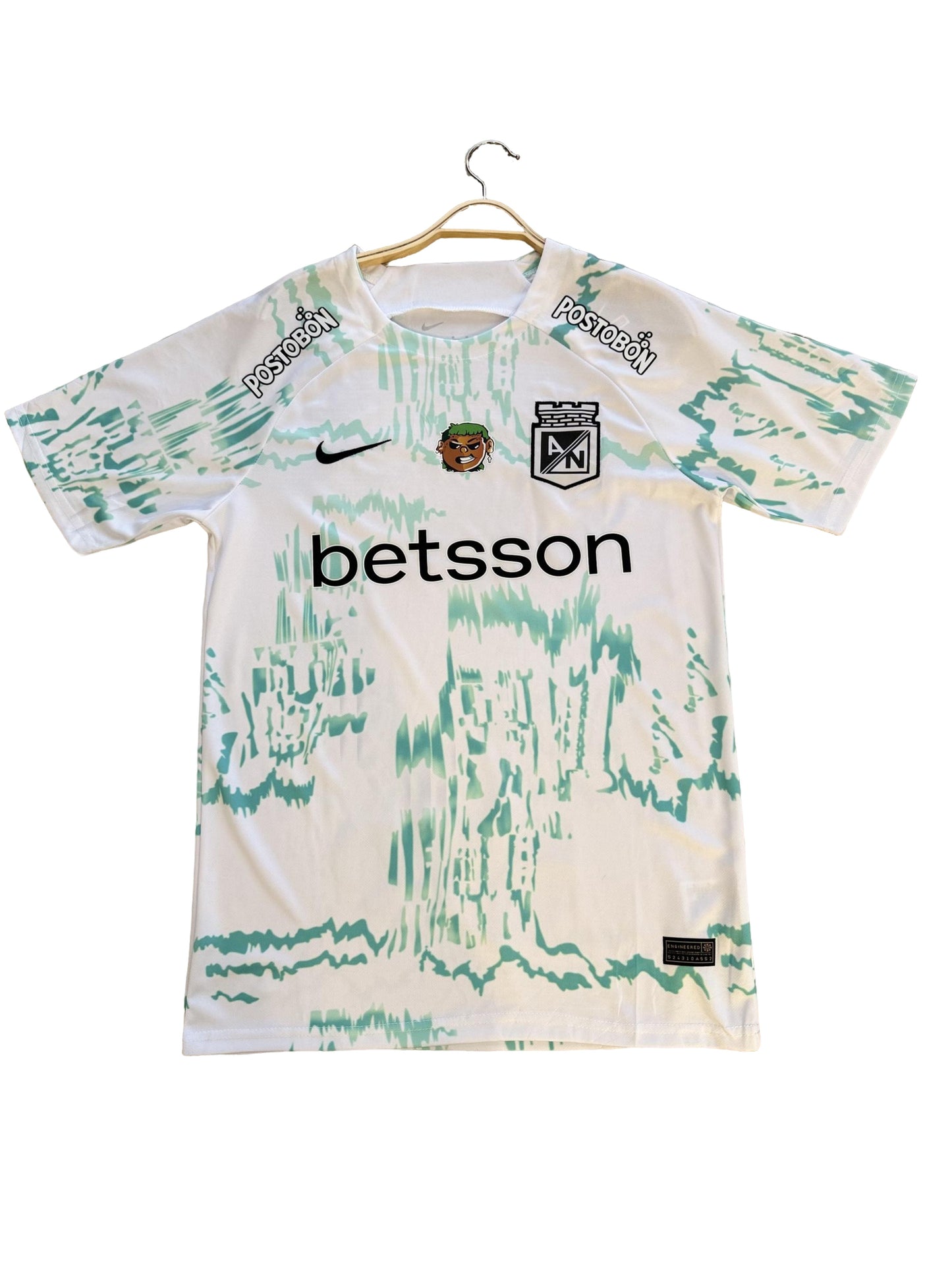 Camiseta Atlético Nacional Betsson Nike blanca